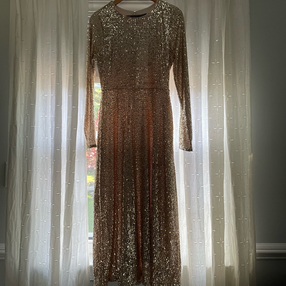NWT Ann Taylor Sequin Midi